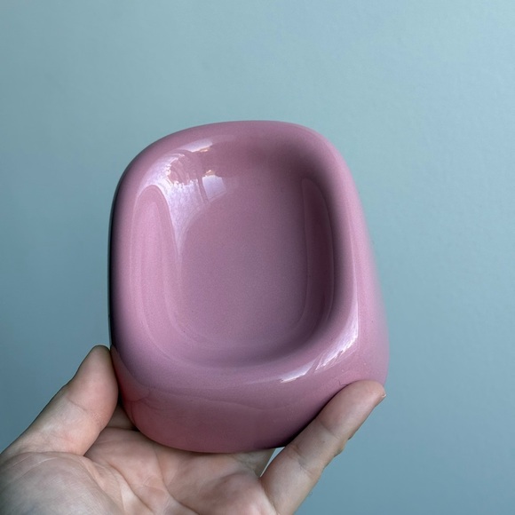 Vintage Bathroom Set Pink Toothbrush Holder Soap Dish Made in Taiwan - Picture 7 of 13